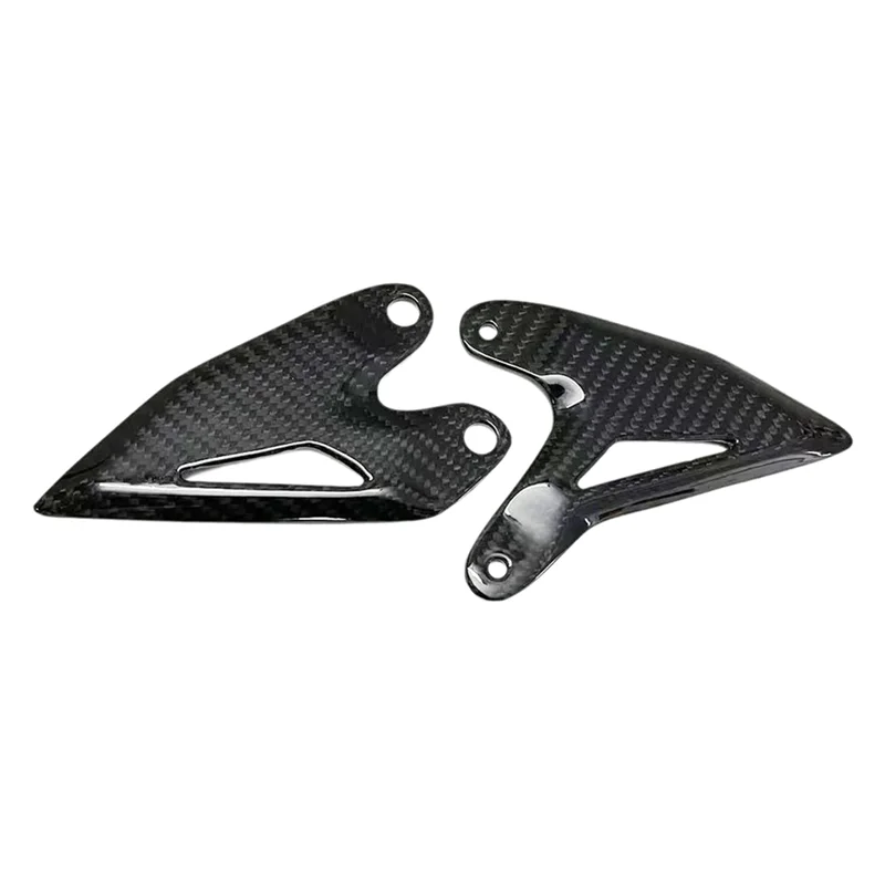 

Heel Guards Carbon Fiber Motorcycle Pedals Rear Wheel Set Accessories For Kawasaki Ninja 500 2024