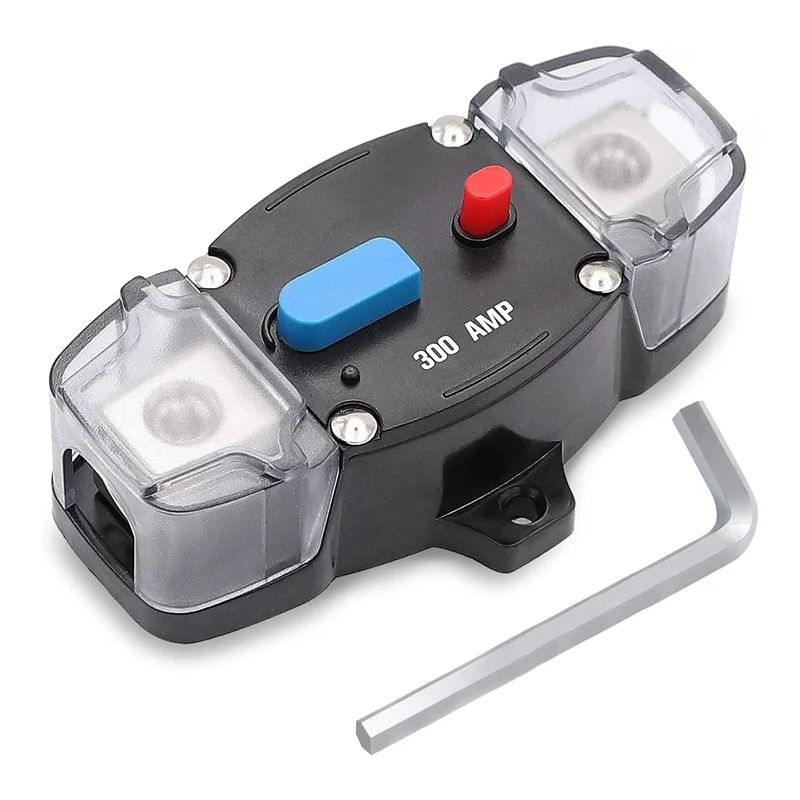 12-48v dc 300 מגבר זרם חשמלי עם איפוס ידני, 0-8 מד טרולים אודיו רכב סטריאו לרכב מותך עבור רכב Rv ימית