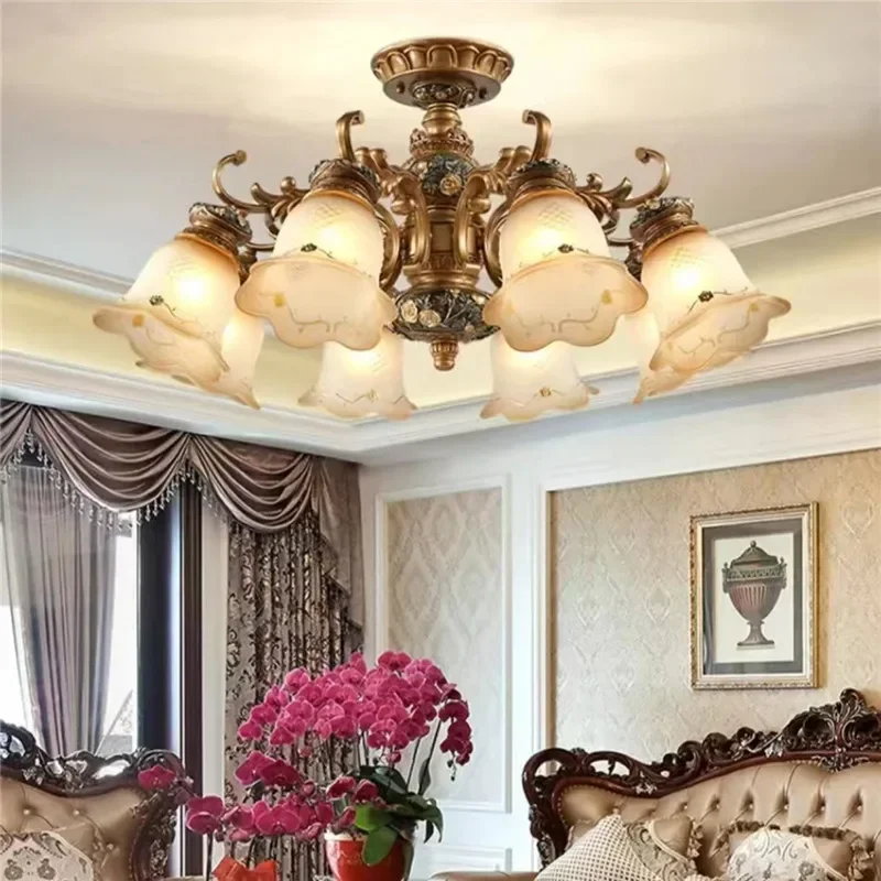 

DORIAN Европейская Роскошная Подвесная Лампа Для Гостиной Американский Ретро Ресторан Спальня Вилла Отель Магазин Одежды Кафе Люстра