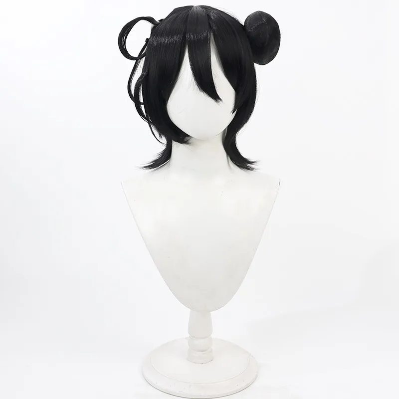 غطاء الرأس Li Yuting شعر مستعار تأثيري المسامير الشعر الأسود هدية عيد الهالوين