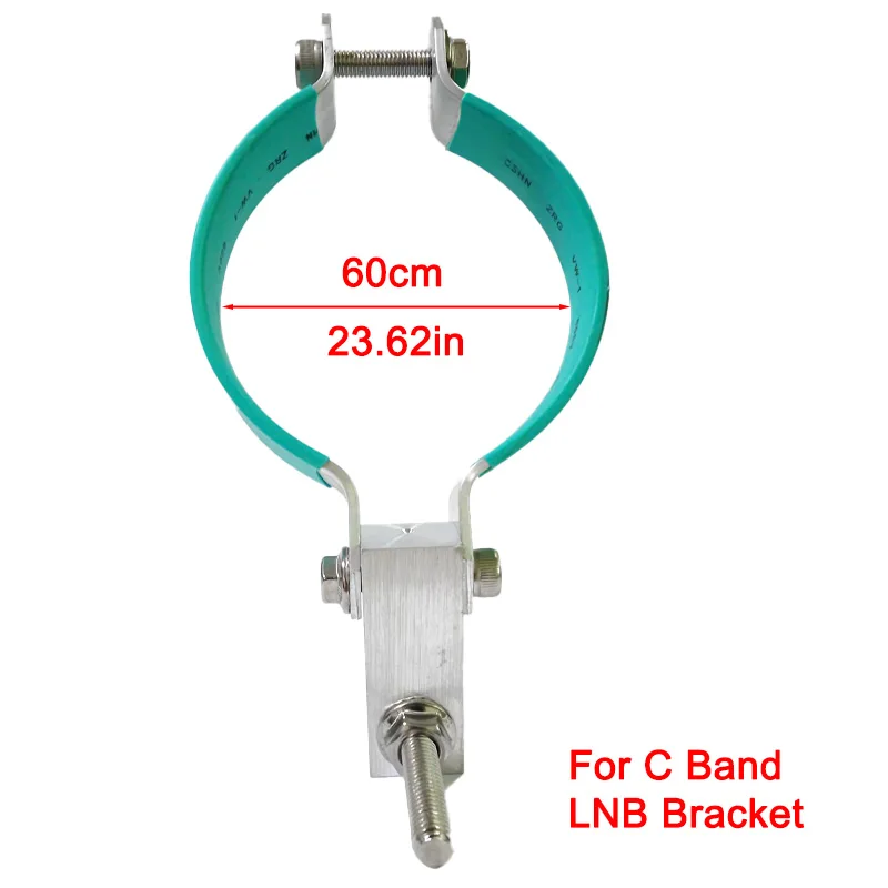 Кронштейн держателя LNB C KU Band из алюминиевого сплава, легкий, устойчивый к ржавчине, прочный, прочный дизайн LNB для антенны спутникового приемника для посуды