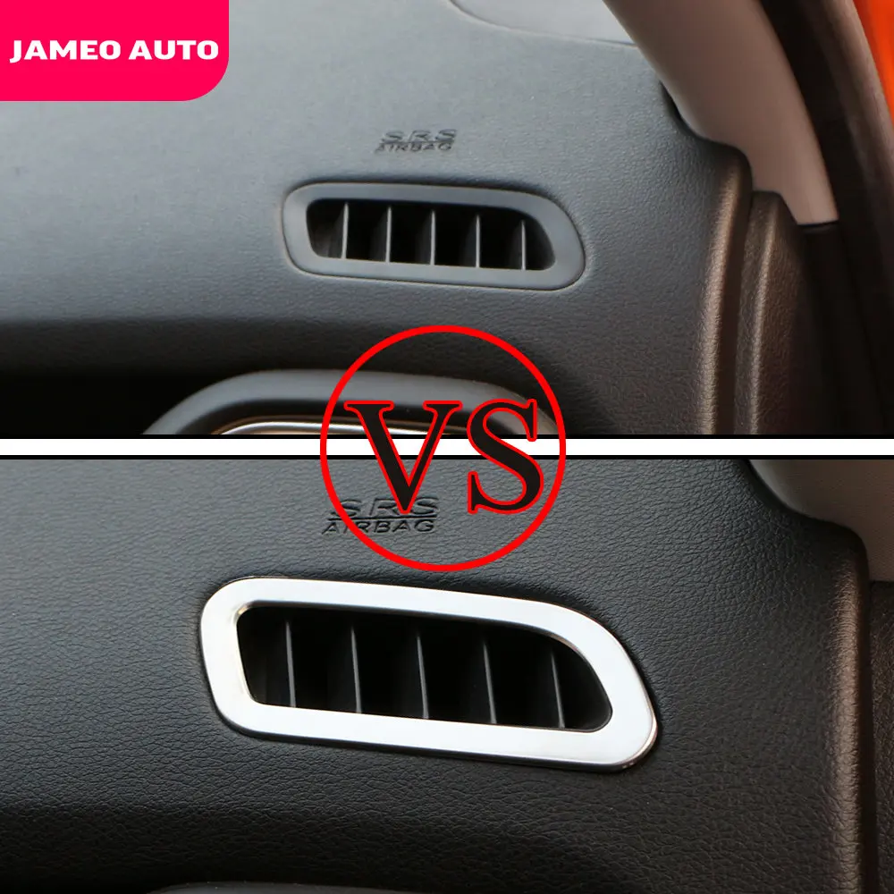 Air Outlet Panel Cover Trim for Jeep Renegade 2015 - 2022 LHD Interior Air Vent Dashboard Covers Sticker Car Accessories