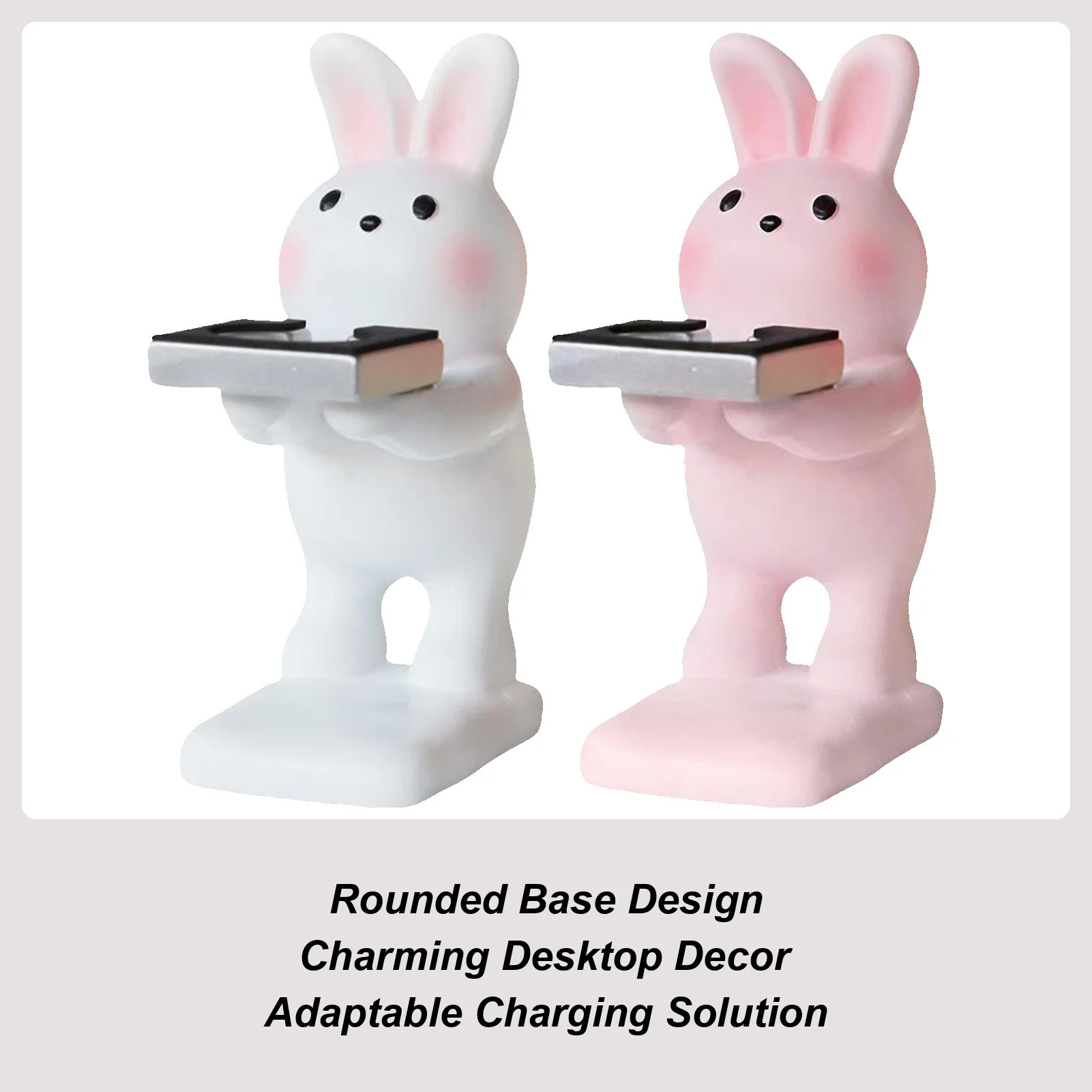 

Cute Watch Charger Stand Cartoon Cute Magnetic Rabbit Decor Cartoon Watch Charging Stand for Indoor Home Outdoor Study Travel