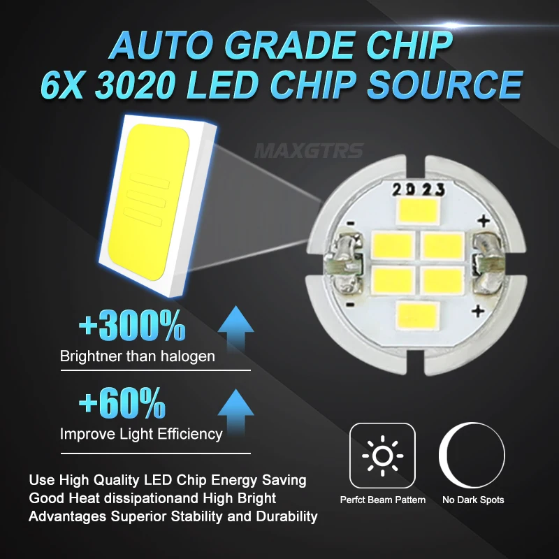 2x W16W LED 912 921 T15 LED Bulbs Car Backup Reverse Lights For Hyundai Accent Santa Fe ix35 ix20 ix55 Tucson Elantra Sonata - Image 2