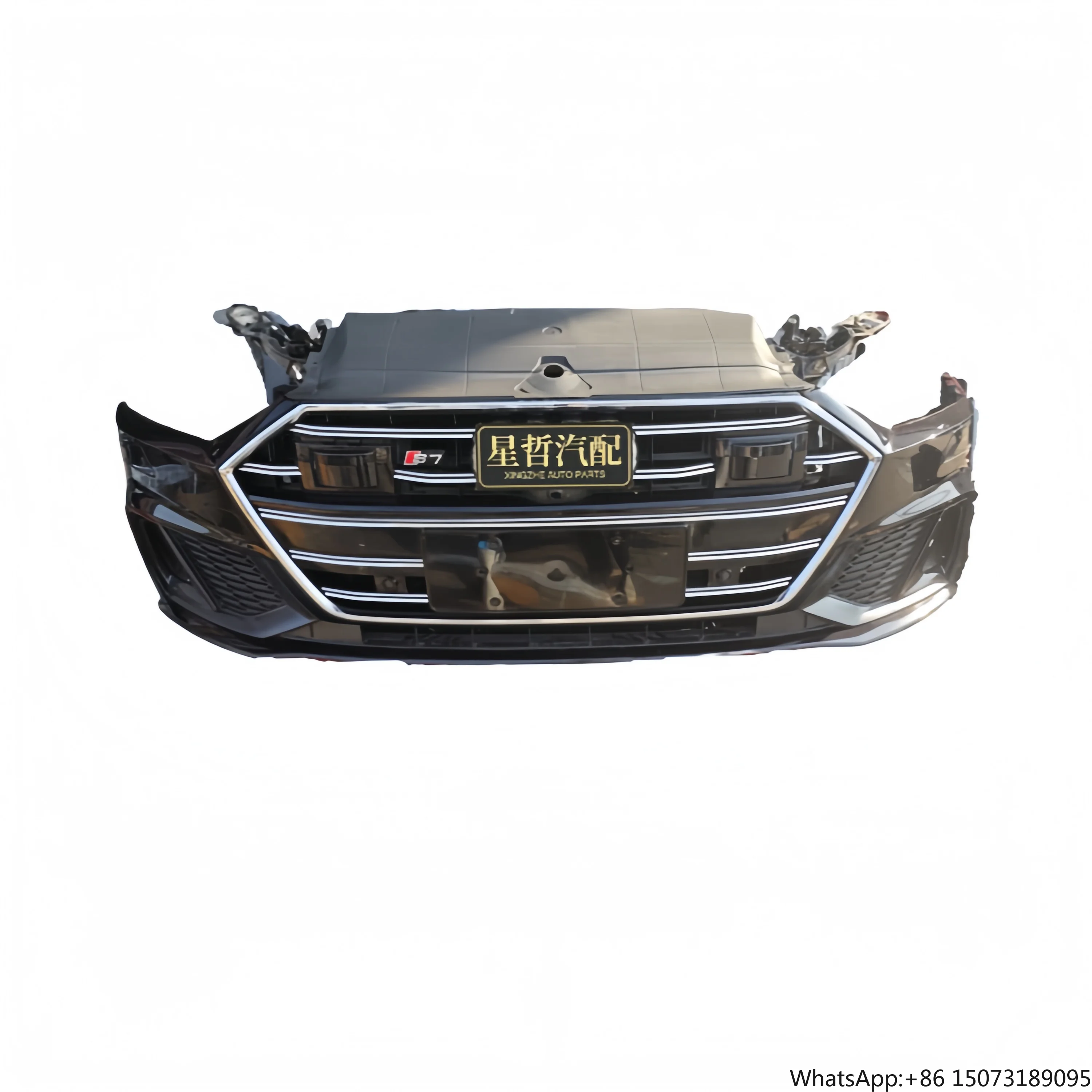 

2021, высококачественный б/у комплект кузова S7 с решеткой переднего бампера, радиатор, бак, капот, крыло, фара с передним бампером