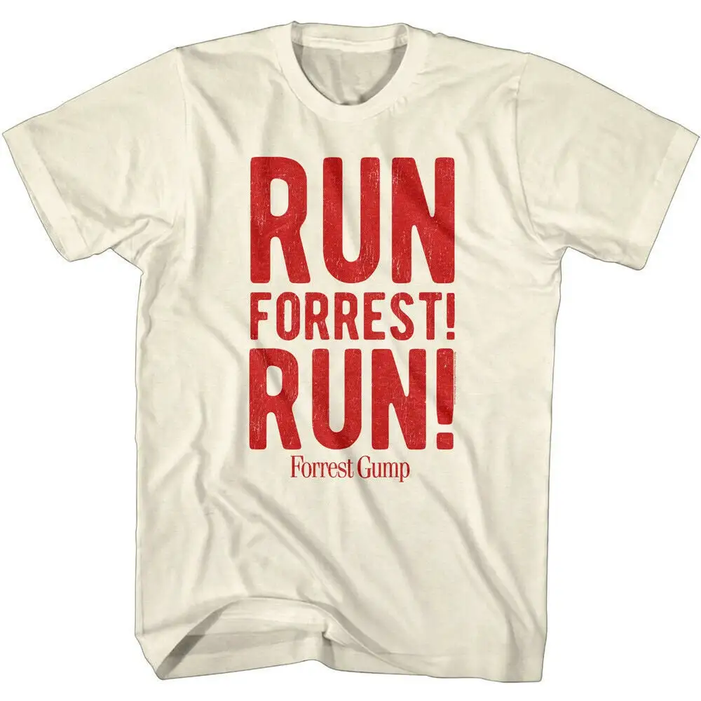 Forrest Gump Run Forest Men's T Shirt Adult