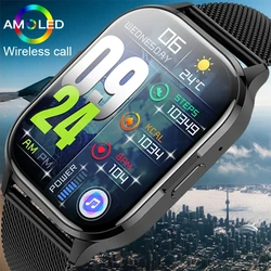 New Original AMOLED Smart Watch Bluetooth Call Watch 2.01Inch HD Alway On Display Fitness Tracker Sport Smartwatch for Men Women