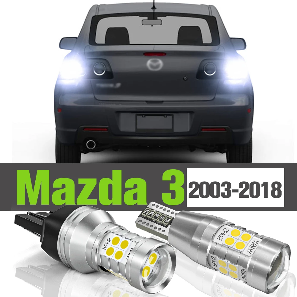 

2x LED Reverse Light Accessories Backup Lamp For Mazda 3 BK BL BM BN 2003-2018 2004 2005 2009 2010 2011 2012 2013 2014 2015 2016