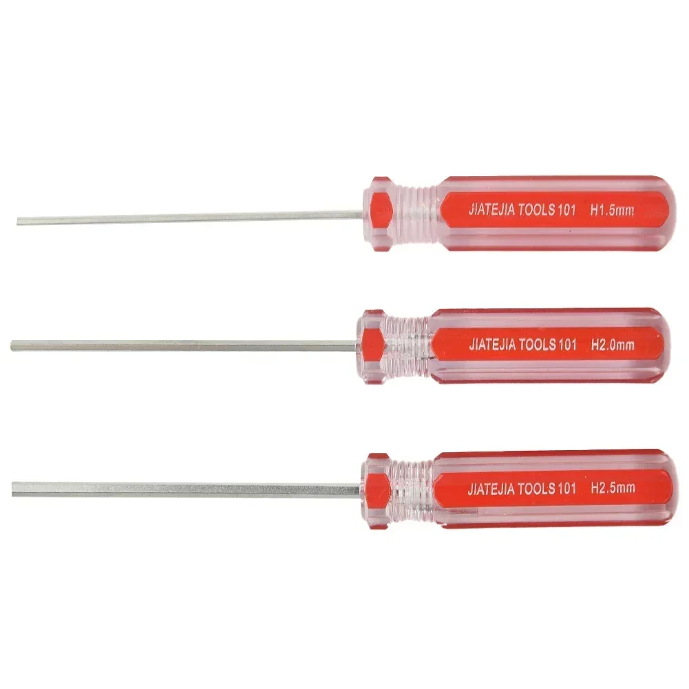 1pc Hexagon Screwdriver 1.5/2/2.5/3/4/5/6mm Hex Screw Driver Magnetic Screwdriver For Electronics Toy Models Furniture Repairing