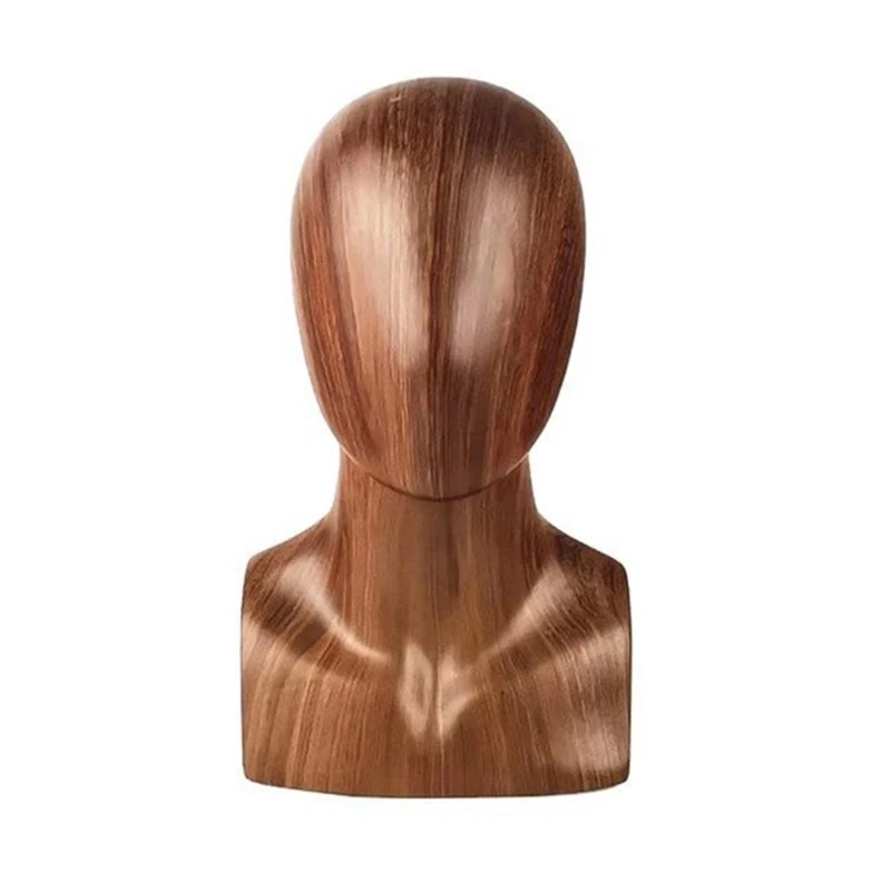 KX4B Male Mannequin Head Hat and Wigs Display Holder Rack with Imitation Texture for Fashion Enthusiasts and Shop Owners