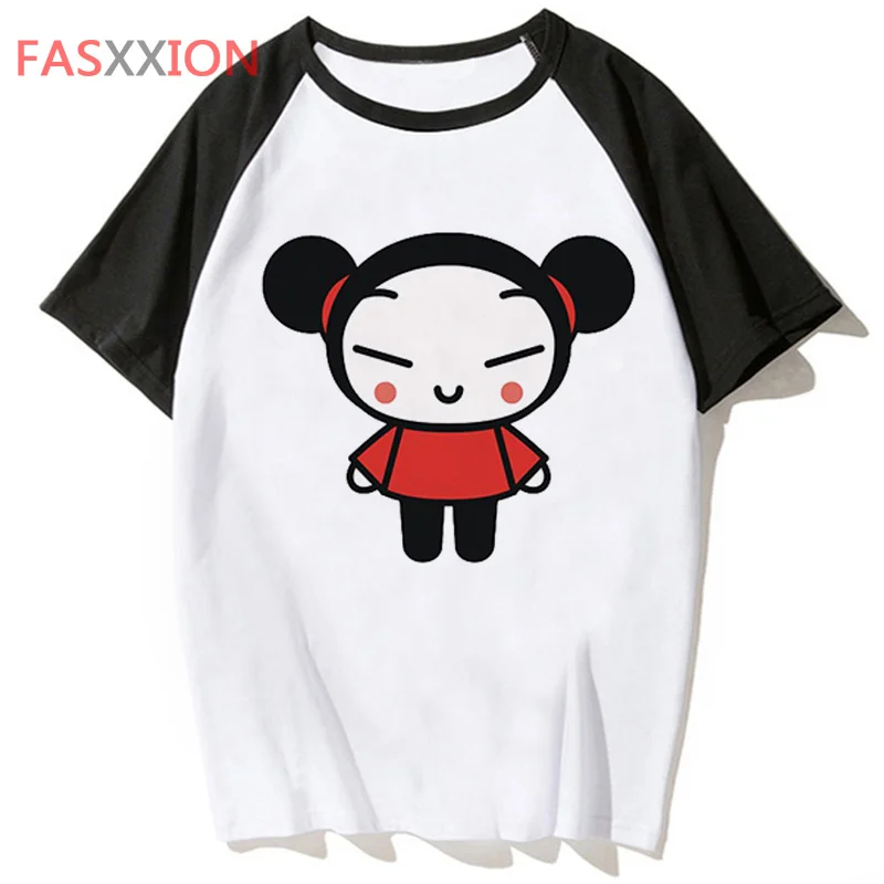 Pucca t-shirts men funny Tee man designer comic clothes