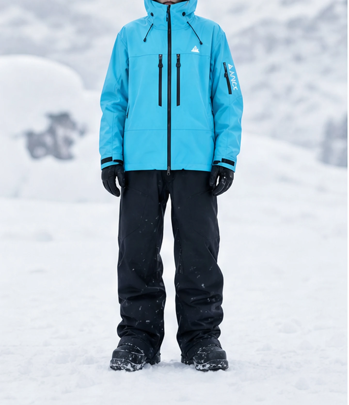 2026 APVCX Neuer Vollständig Verschweißter Unisex Oversized Ski- und Snowboardanzug Verschleißfest Warm Winddicht Wasserdicht Outdoor-Schneeausrüstung – Detail 10