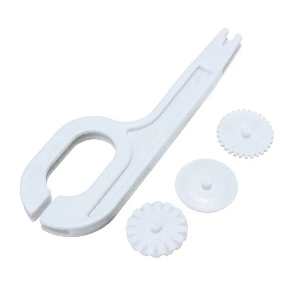 3Pcs Fondant Wheel Cutter Set High-Density Rigid Plastic Rolling Embossing Tool for Cake Biscuits Paste Decorating Precision