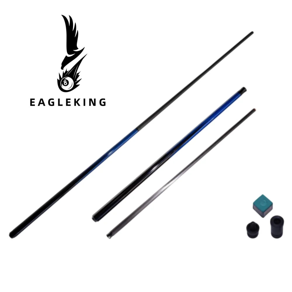 EAGLEKING Brand Carbon Fiber 1/2 Break Cue 12.9mm Tip Size Black Technology Cue Carbon Fiber Pool Cue Support Customization Cue