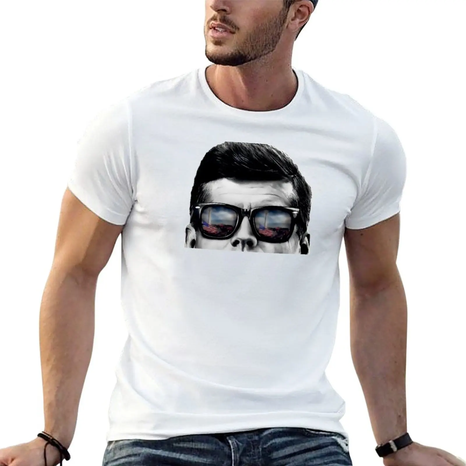 JFK Pop-Art T-Shirt Casual Daily Outfit T-Shirt