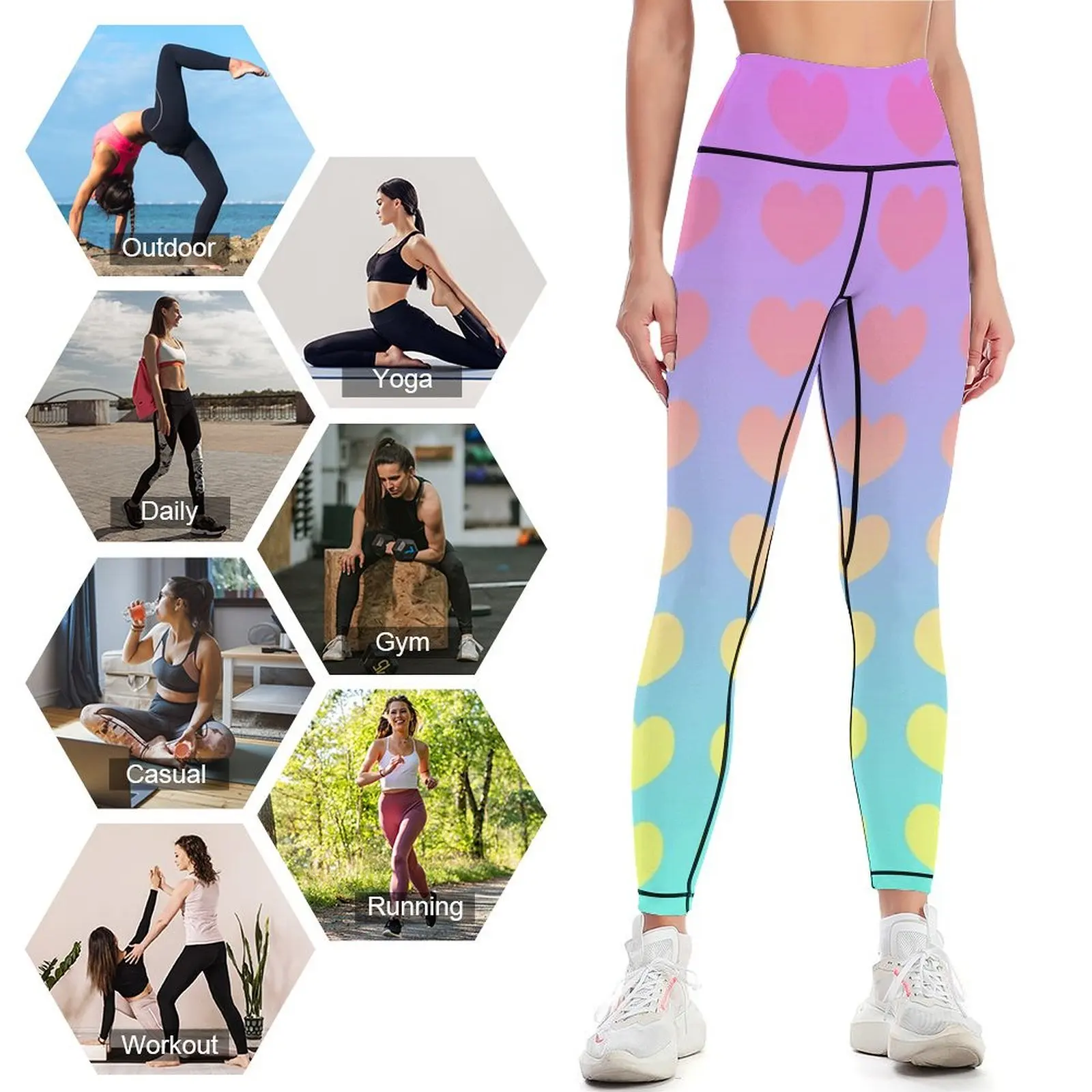 Fade55 Leggings Fitness woman for girls Womens Leggings