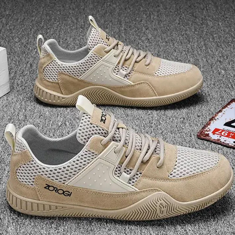 

Men's Outside Hiking Sneakers New Mesh Breathable Casual Running Shoes Comfortable Non-slip Flats Zapatilla Deportiva Hombre