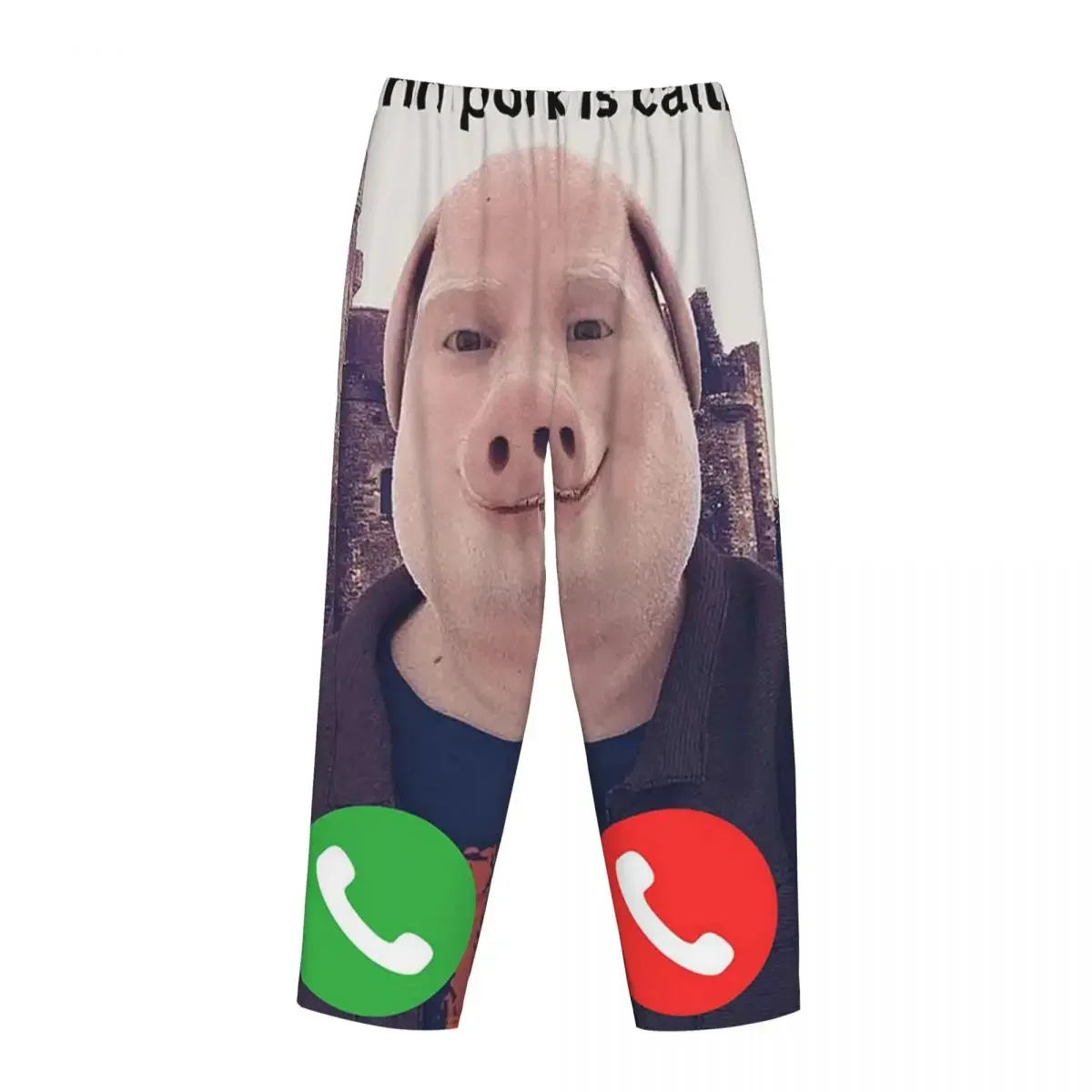 Custom John Pork Women Pajama Pants Lounge Sleep Sleepwear Bottoms with Pockets