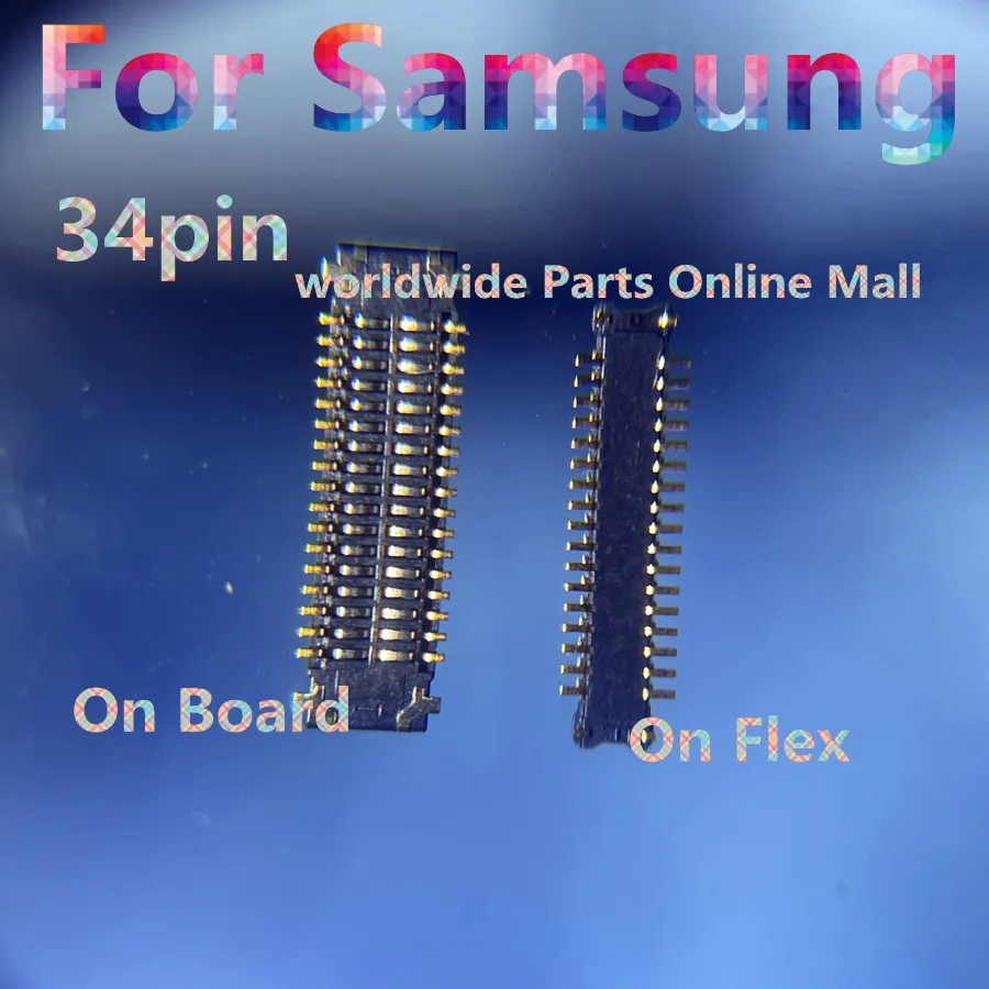 LCD Display Screen Flex FPC Connector For Samsung Galaxy M30S M307 M30 M31 M315 M215F M305 M21 M215 Plug Board 34pin 40Pin