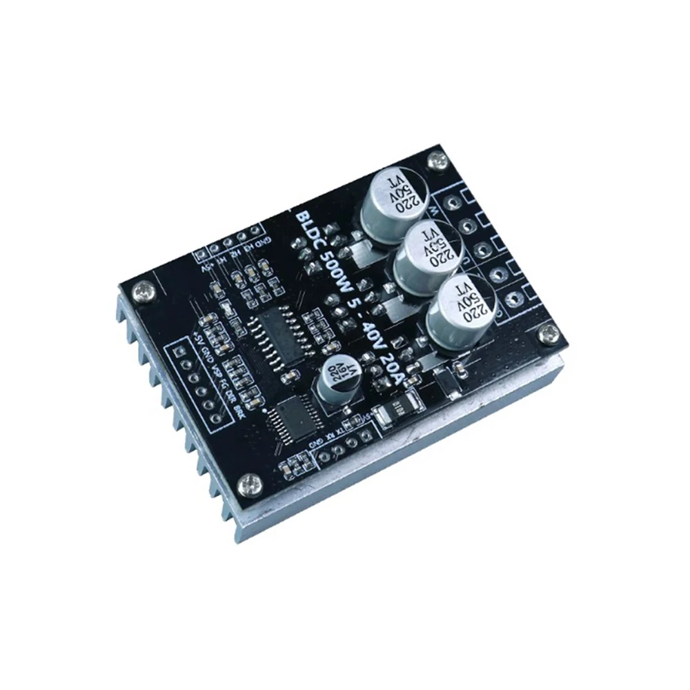 

500W 5-40V 20A Brushless Motor Control Board PWM Three-phase Motor Drive Module Forward and Revese Motor Control Board with Hall