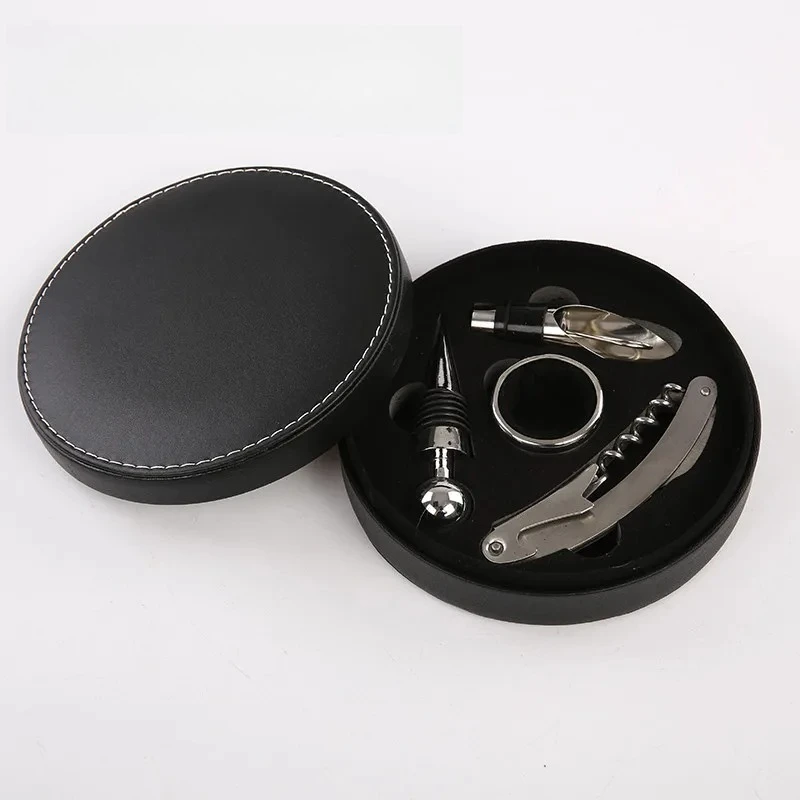 portable red Wine Beer Bottle Opener plug oring Cork Screw set seahorse gift package safe cut can Kitchen Bar Tools wedding gift