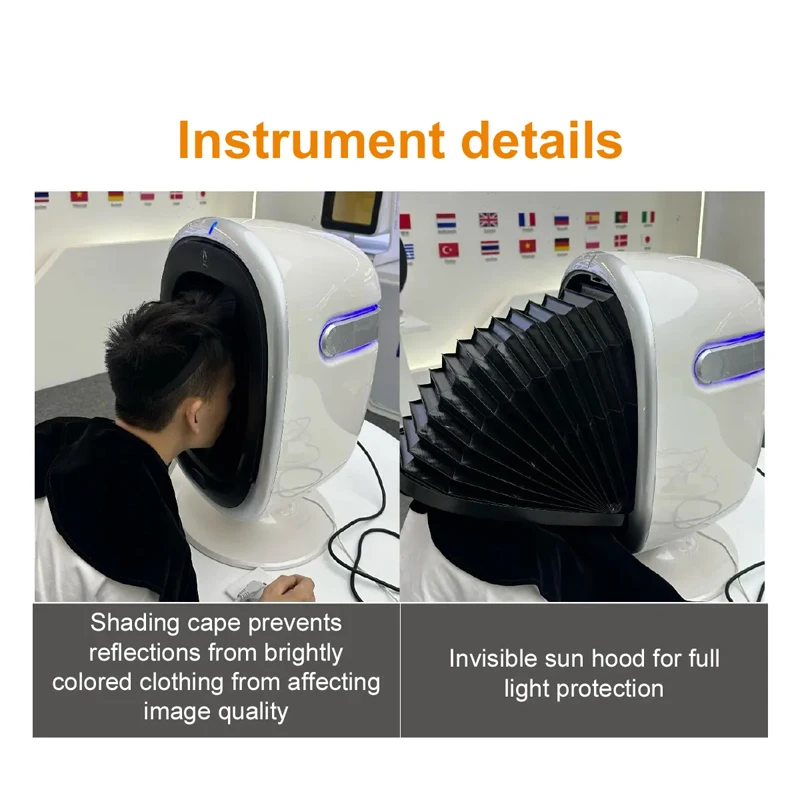 AISIA 3D AI Skin Analyzer Quantitative Analysis of 16 Skin Indicators Intelligent Diagnosis Report Custom Product Recommend