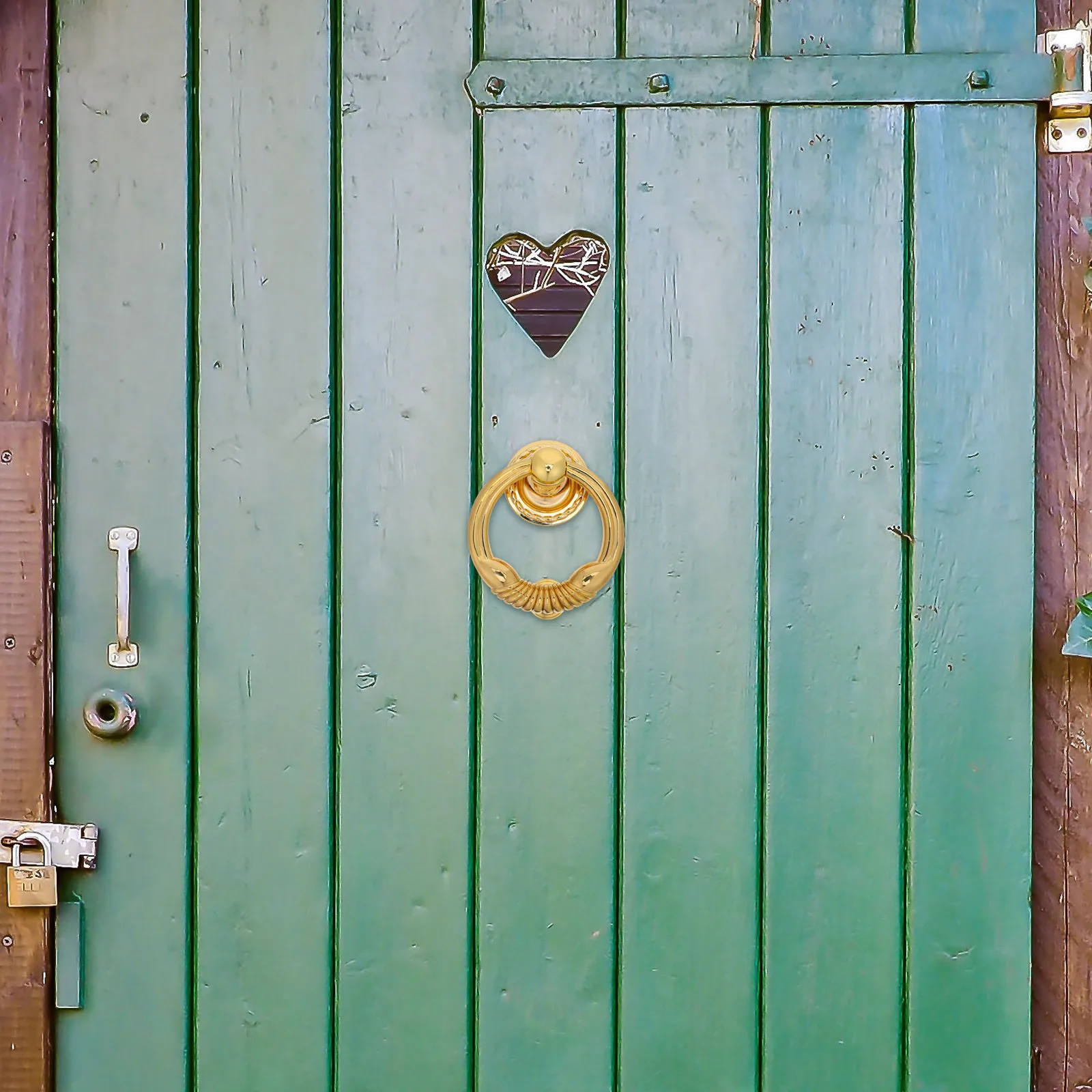 

Classic Round Ring Door Knocker Zinc Alloy Vintage Decorative Front Door Accessory Security Hardware for Hotel House