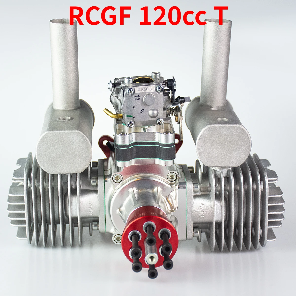 

RCGF 120CC Twin Cylinder Petrol/Gasoline Engine Dual Cylinder with Muffler/Igniton/Spark Plug for RC Model Airplane