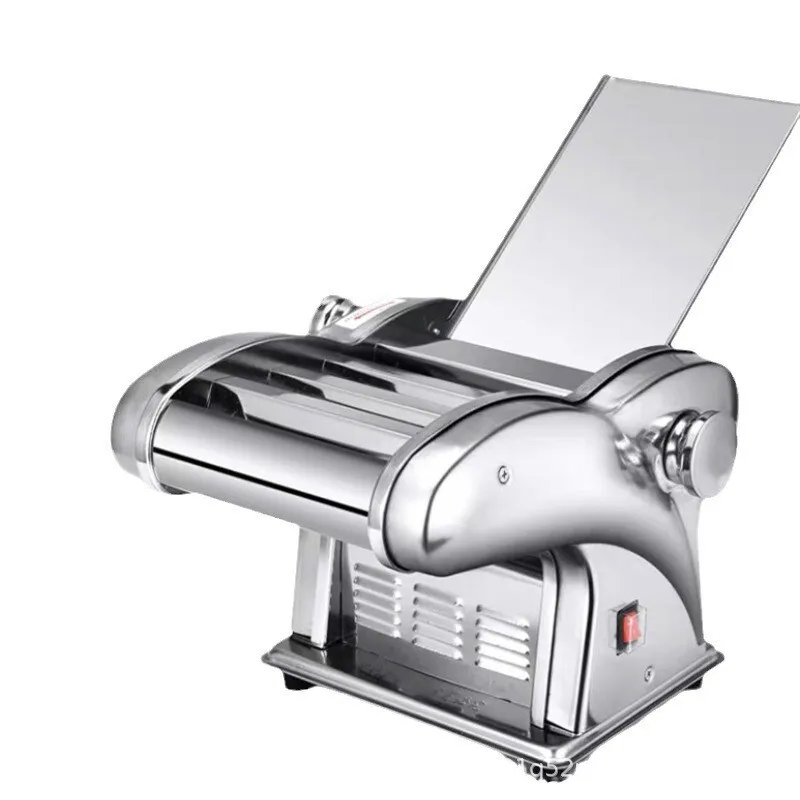 

Household small electric noodle press Automatic rolling noodle dumpling skin machine Commercial stainless steel noodle machine