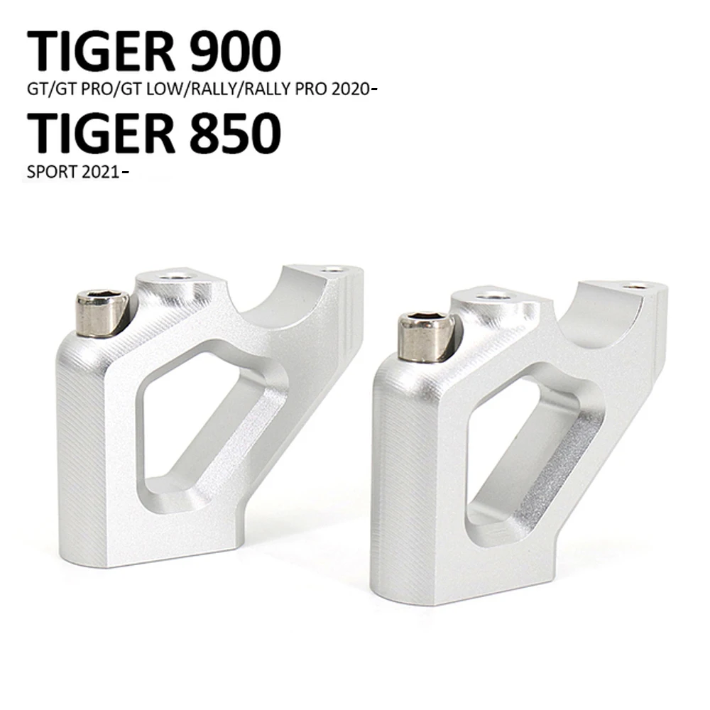For Tiger 900 GT PRO LOW RALLY 850 Sport New Motorcycle Accessories Handle Bar Riser Clamp Extension Handlebar Adapter Bracket - Image 6