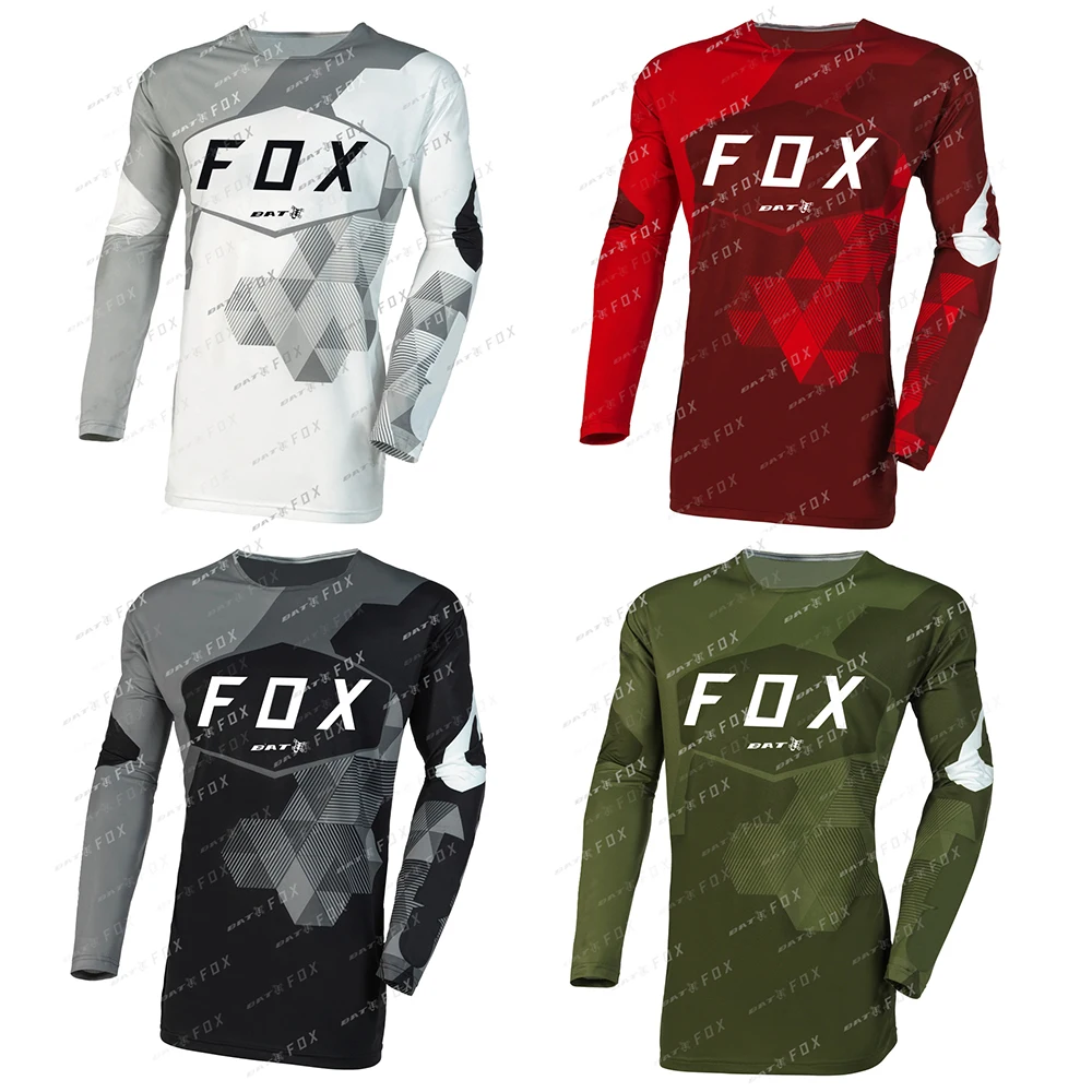 

Downhill Jersey BAT FOX MTB Shirts Camiseta Offroad DH Quick-Dry Motocross Motorcycle Jersey Maillot Ciclismo Hombre