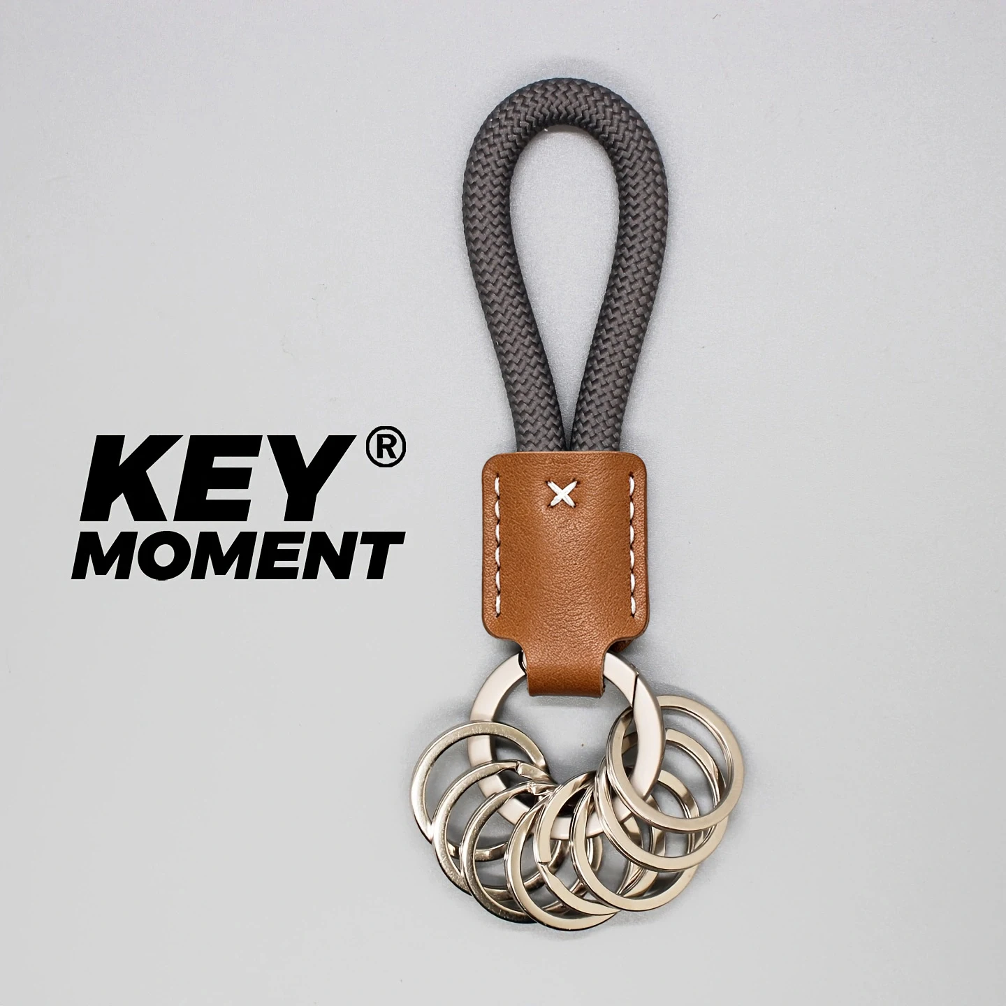 Premium-feel Alloy Keychain Featuring Multiple Rings for Organized Storage; Portable, Sturdy, and Durable—an Ideal Car Key Acces