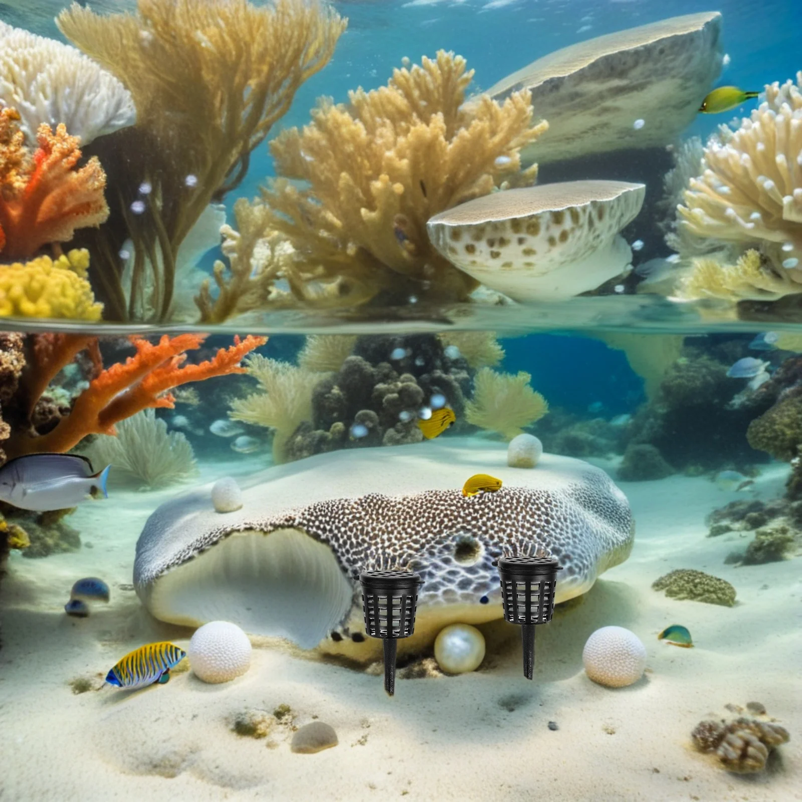 

180pcs Fertilizer Basket Small With Lid For Aquarium Water Plants Portable Plastic Gardening Tool Bonsai Orchid Succulent