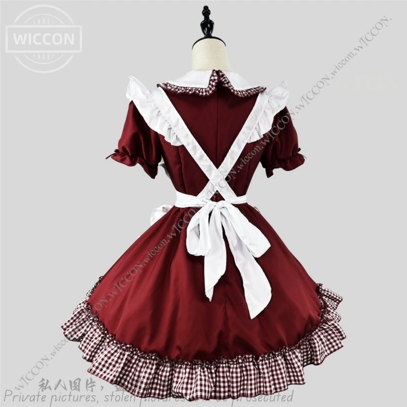 Sweet Christmas Dress Lolita Little Girl Maid Costume Cosplay Woman Lolita Cute S-5XL Big Gift Dating Outfit Master Kawaii Dress