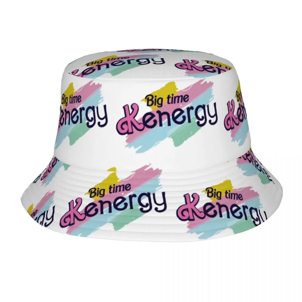 Unisex Bob Hat Big Time Kenergy Travel Headwear Foldable Outdoor Sport Fisherman Caps I am Kenough Ispoti Cap Birthday Gift