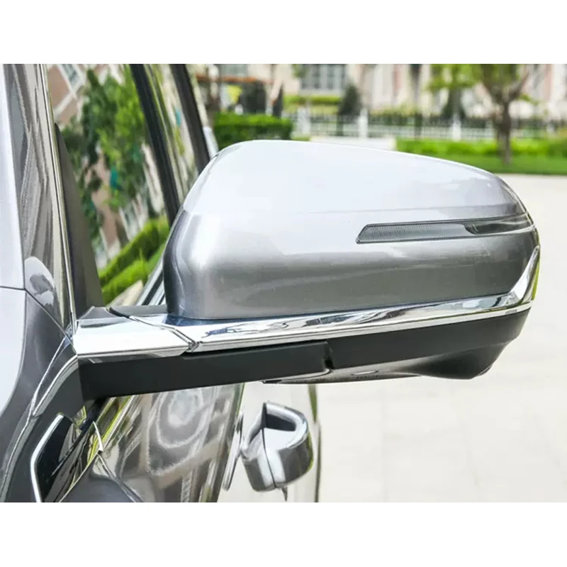 Left Right Rear Heated Blind Spot Warning Mirror Glass Cover Frame Turn Signal Light for Geely Xingyue L Monjaro 2021 2022 2023