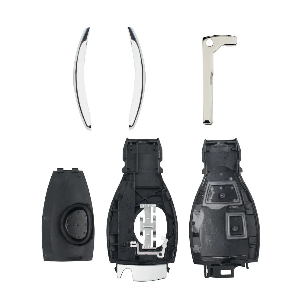 Сменный корпус ключа KEYYOU для автомобилей Mercedes-Benz C, B, E-класса W203, W211, W204, YU, BN, CLS, CLK, 2, 3, 4 кнопки