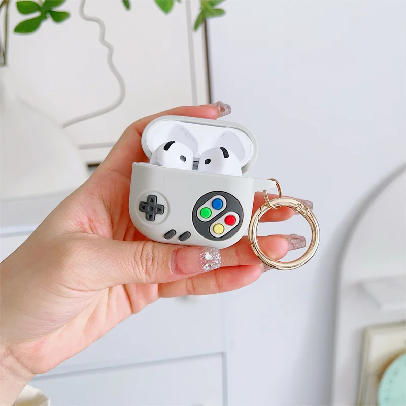 Чехол для AirPods Pro 2, роскошный чехол с 3D технологией для наушников AirPods 1, 2, 3 Pro, зарядная коробка, силиконовый мягкий чехол для AirPods Pro