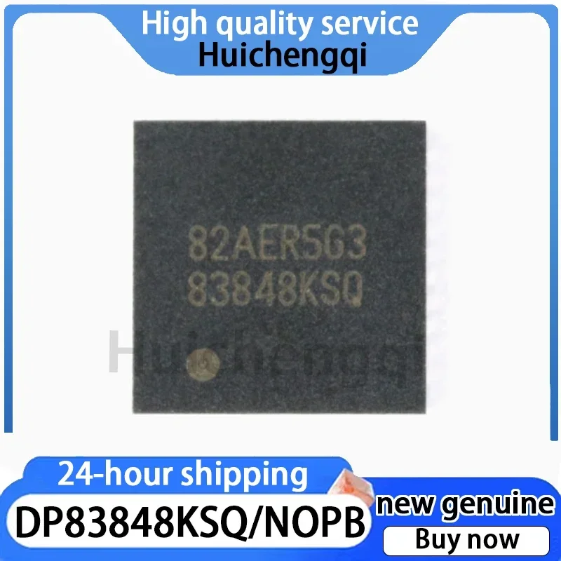 2PCS DP83848KSQ/NOPB QFN-40 10/100Mb/s Ethernet Transceiver IC Chip