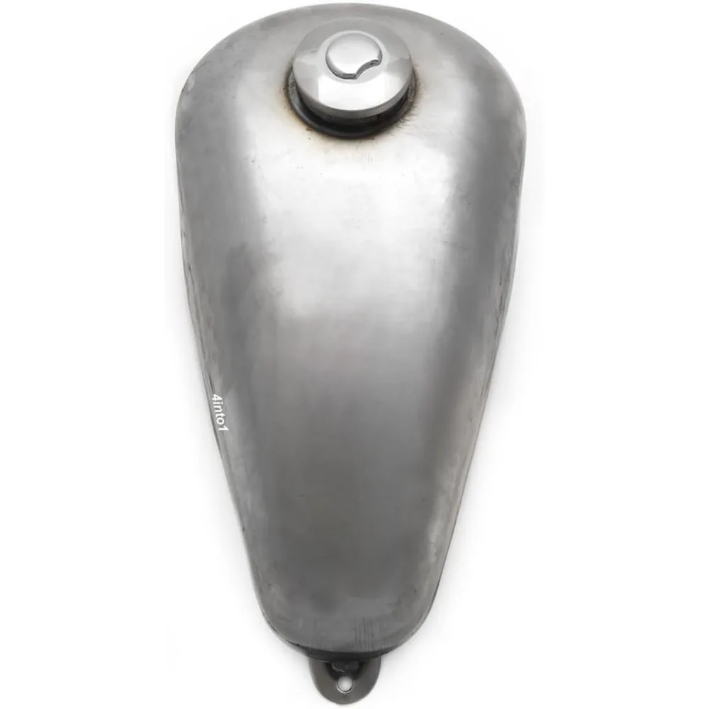 خزان وقود دراجة نارية من الفولاذ الخام سعة 1.8 جالون لنماذج Sportster Chopper Bobber Ironhead #4