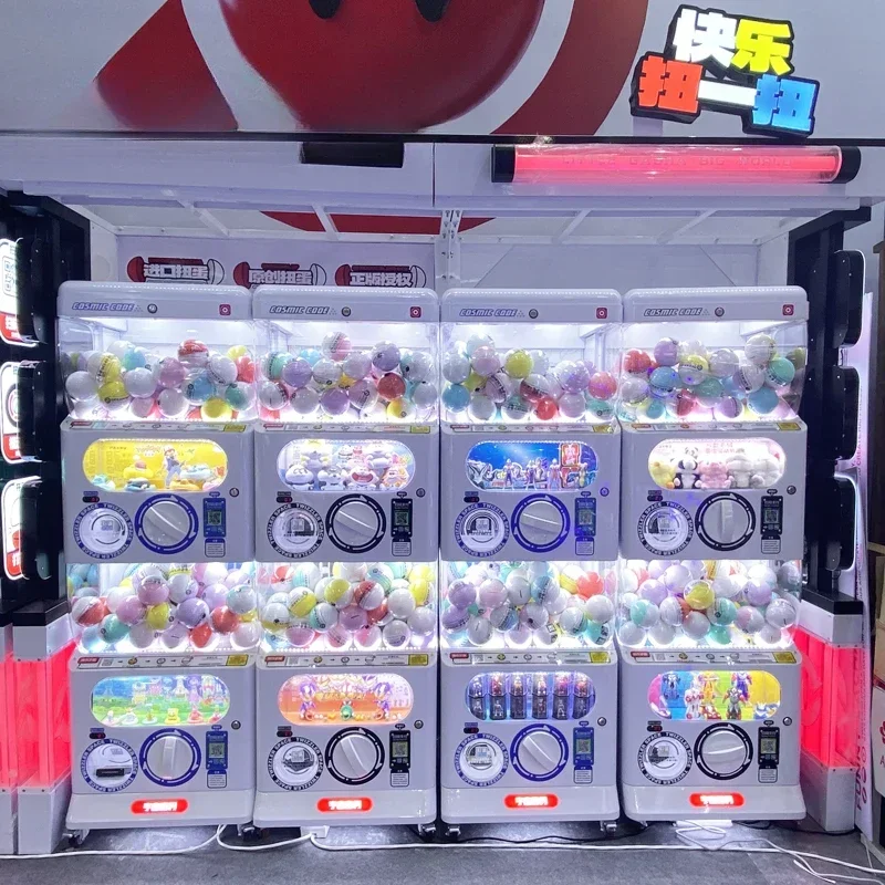 

Трансграничные продажи Gachapon машина коммерческая беспилотная самообслуживания кукла с кодом сканирования монет