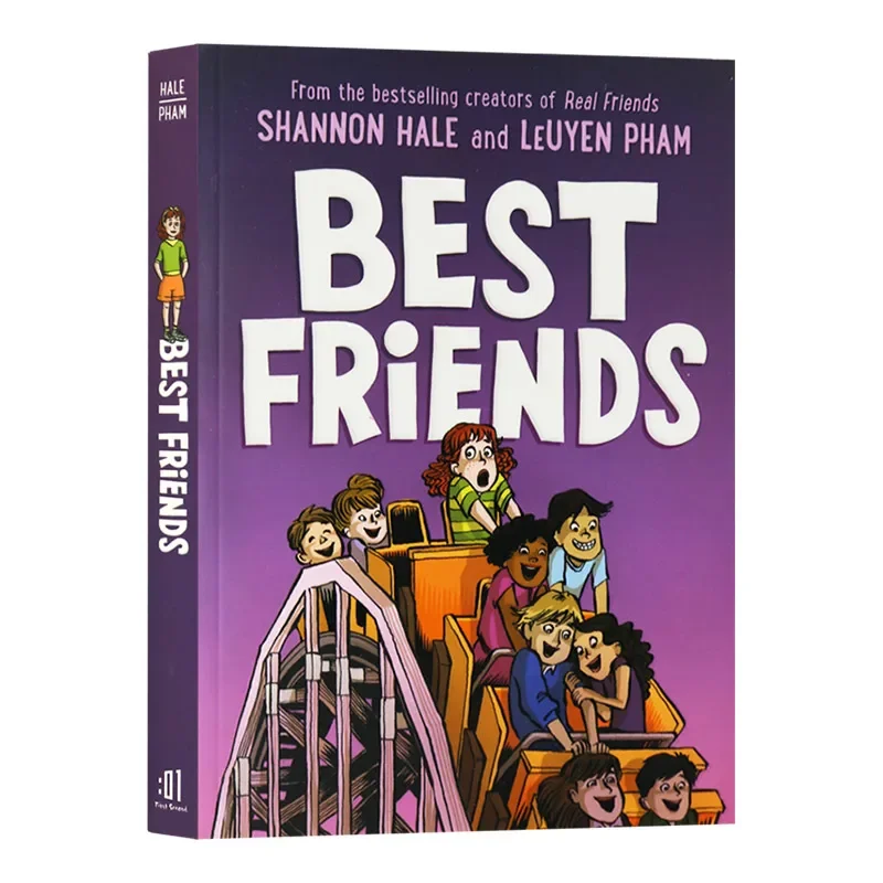 Best Friends Real Friends 2 ShannonHale, Children's books aged 9 10 11 12 English books, Manga Cartoon comic 9781250317469