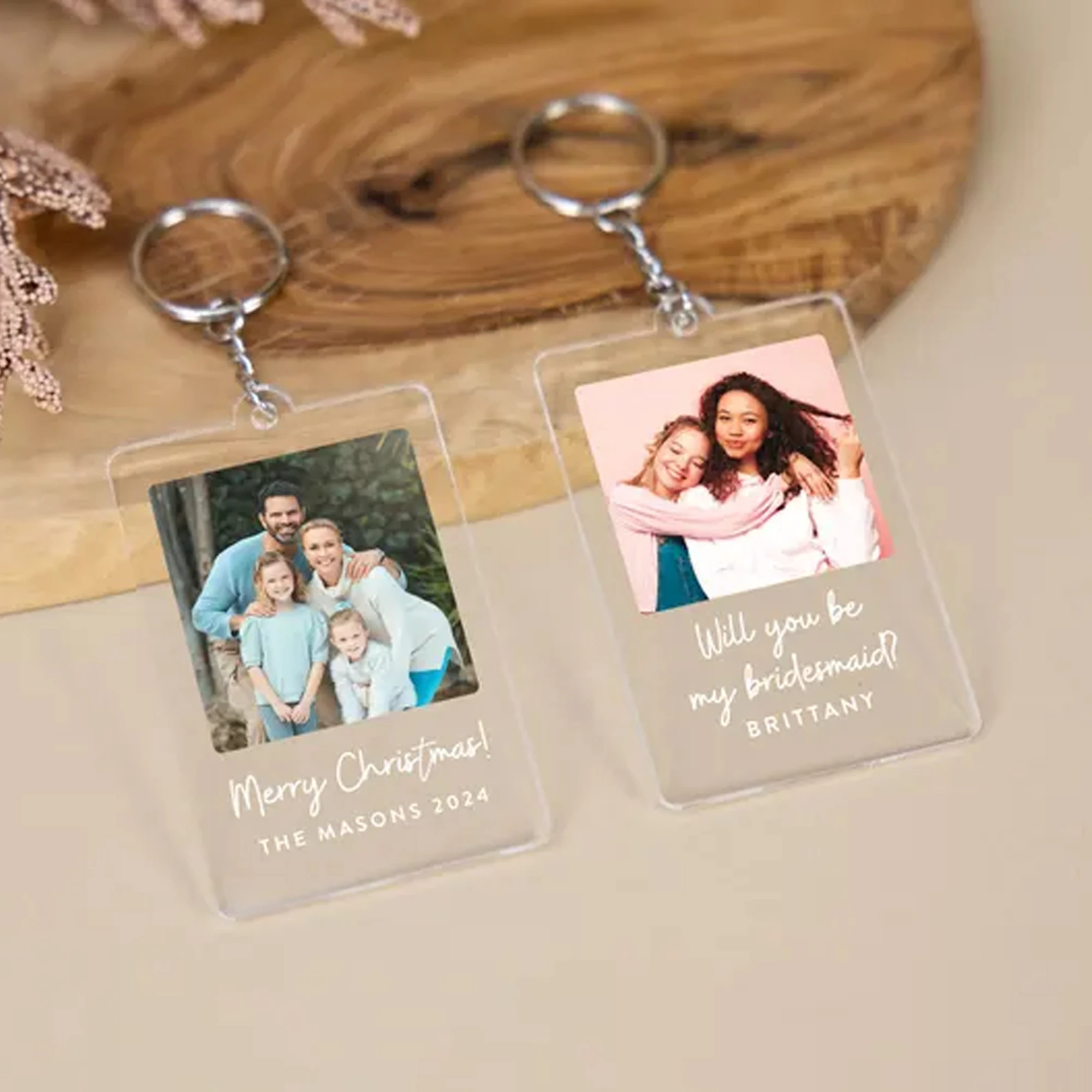 Custom Photo Keychain: Personalized Acrylic Souvenir Gift, Family Gift, Couple Gift, Class Reunion Gift, Backpack Tag, Custom Keychain, Personalized Gift, Great Gift for Friends and Family, Memorial Gift