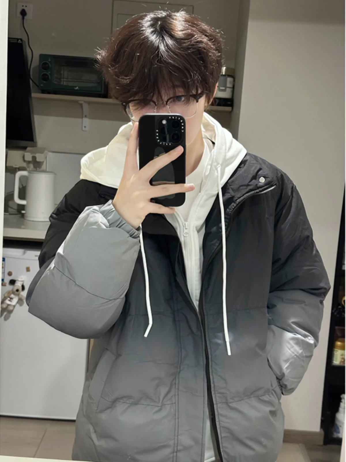 

Утепленная хлопковая куртка Adient для мужчин: осенне-зимняя модная модель с воротником-стойкой, защита от холода, теплая хлопковая куртка