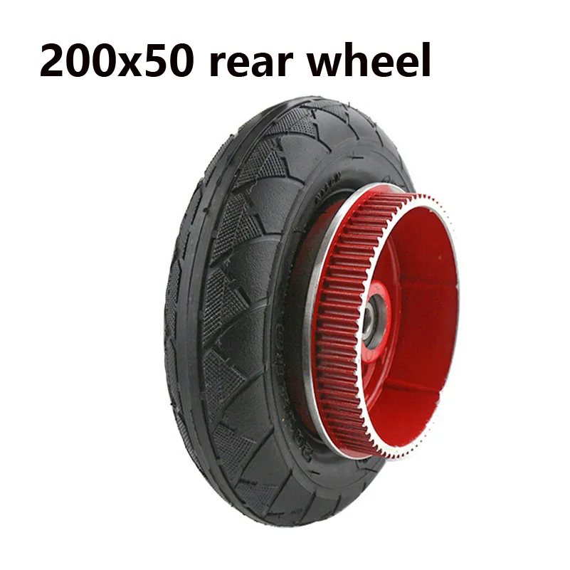 200x50 8 Inch Electric Scooter  Filled Tire 200x50 Off Road Inner and Outer Aluminum Alloy Wheel Hub for E-Bike