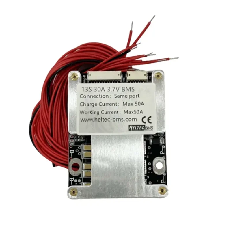 13S 14S BMS 48V 52V 30A 40A 50A 60A 80A with Balancing Lithium Battery Electric Bicycle/Scooter/Solar Energy Storage BMS