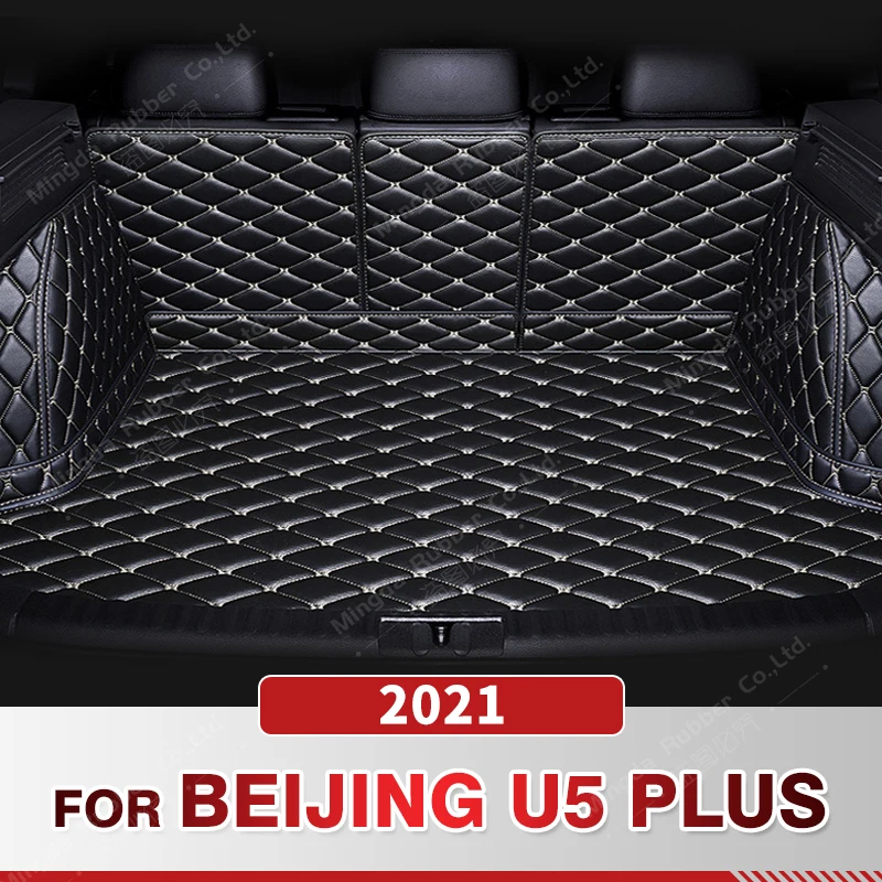 

Auto Full Coverage Trunk Mat For BEIJING-U5 PLUS 2021 Car Boot Cover Pad Cargo Liner Interior Protector Accessories