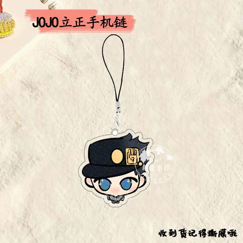 أنيمي جوجو جوناثان جوستار هيغاشيكاتا جوسوكي كيرا يوشيكاجي جوجو المفاتيح اكسسوارات قلادة شارة سلسلة هواتف هدية الكريسماس #2