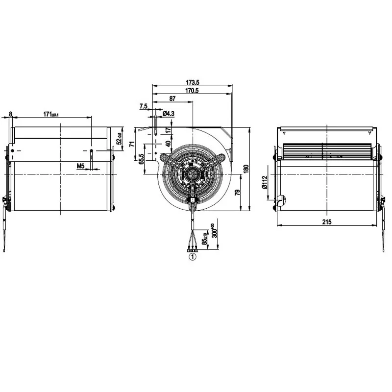 Original 100% Working D2D133-AB02-07 400V Cooling fan ventilation
