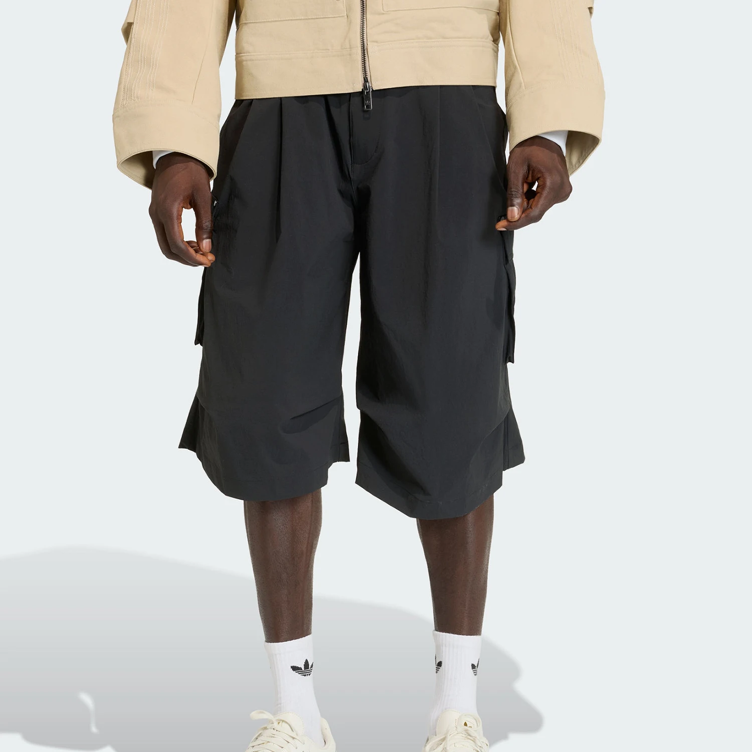 Adidas Authentic Three Leaves Men's Loose Casual Trend Skin-Friendly Shorts KD2778